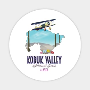 Kobuk Valley Alaska Map Magnet